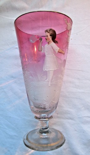 Verre pied vase - à, ou