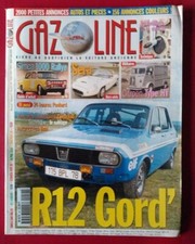 Magazine Gazoline N°59 jUILLET 2000  R12 GORDINI