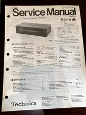 TECHNICS SU-V96 SUV96 Service