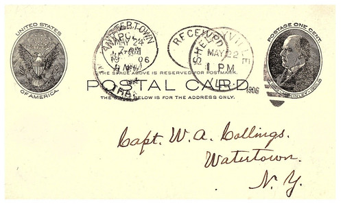 Carte postale shelbyville - carte, de