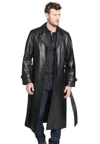 Trench coat cuir - trench-coat,