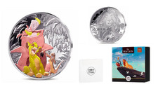 Coffret 10€ Euros Argent 999/1000 Roi Lion 2024 Simba / Timon / Pumba Colorisée