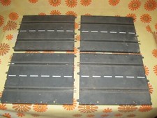 Lot x4 RAIL DROIT CIRCUIT ÉLECTRIQUE CARRERA UNIVERSAL PISTE 50510 Slot Car