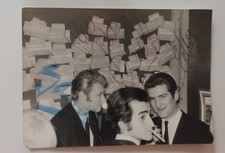 RARE Photographie De Presse Dédicacée Johnny Hallyday, Dick Rivers et Mitchell