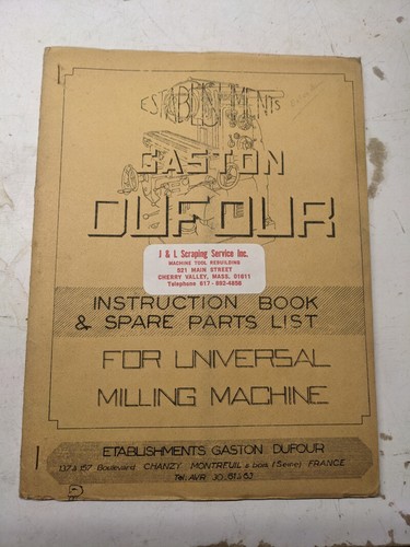 Gaston dufour operator - operator, service