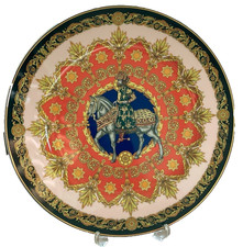 Assiette de service de Noël