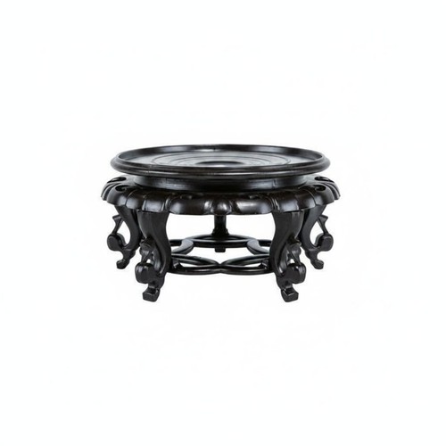 Support rond imitation bois - rond,