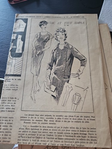 Ancien patron couture femme - ancien,