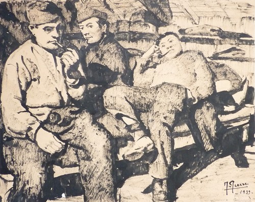Soldats militaires dessin - dessin, à