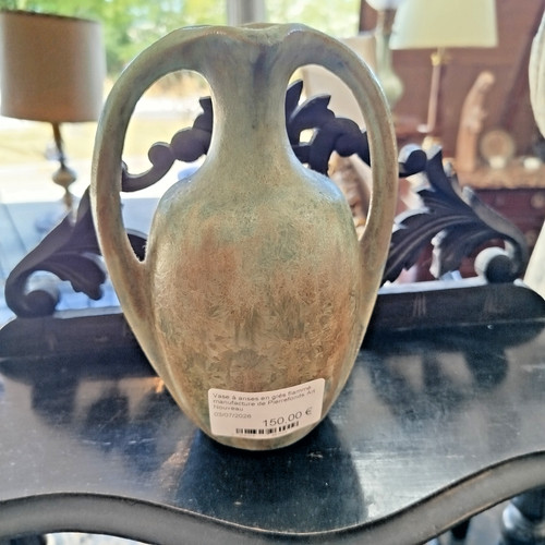 Vase anses grés flamme - à,