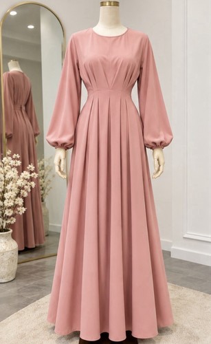Robe longue femme - , poudré
