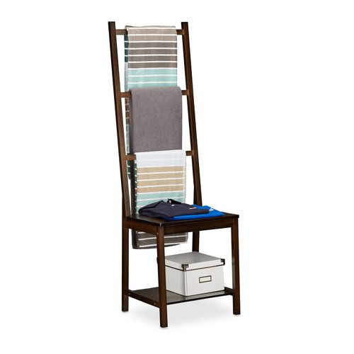 Porte serviette bambou - porte-serviette, en