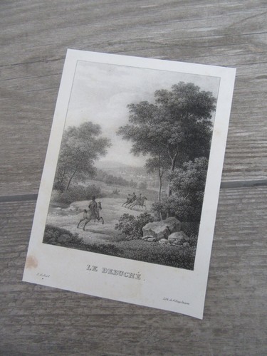 Engraving 19th century - engraving,