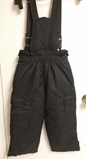 Climate Control Snow Pants Suspenders Size 6 Kids Snow Pants Black Toddler 