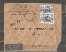 LOT  JJ131  -- CARCASSONNE x 2  POUR TONKIN -- 2 scan