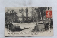 Cpa 1908, Lavelanet, la rivière et la montagne, Ariège 09