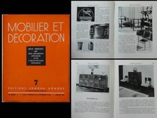 MOBILIER ET DECORATION n°7 1933 UAM, PUIFORCAT, HERBST, MAJORELLE, JEAN DESPRES