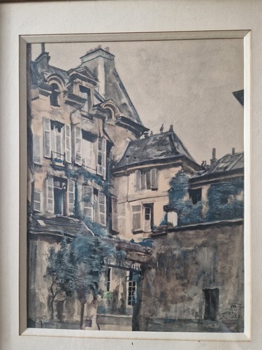 Tableau peinture lithographie - tableau,