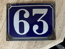 plaque émaillée ancienne N°