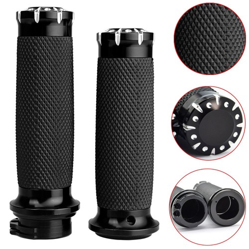 Black hand grips - black, for