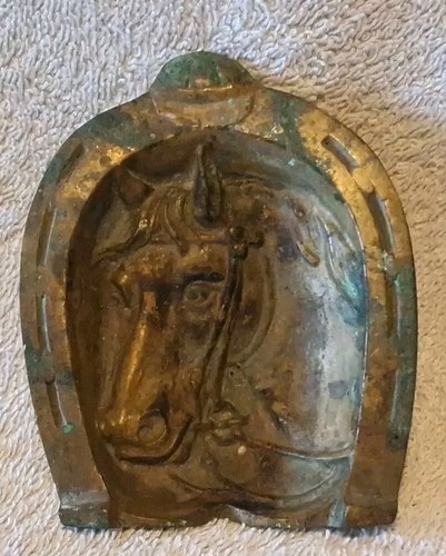 Ancien cendrier laiton - ancien,