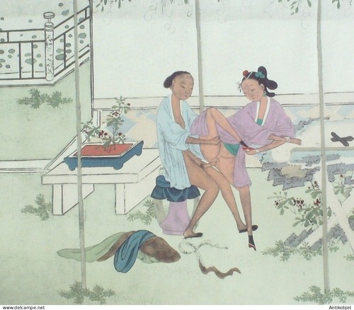 Estampe chinoise claude - estampe,