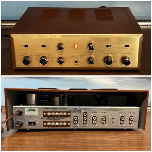 Scott 222c amplifier with - hh,