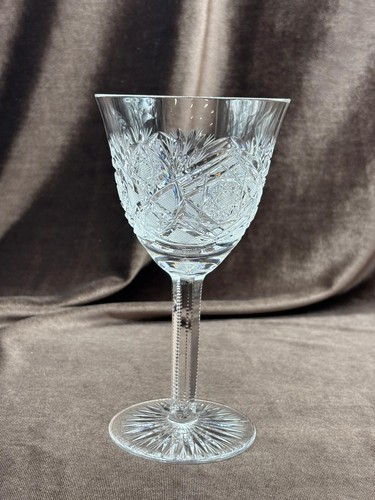 Ancien verre vin cristal - à, en
