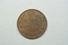 1888 Canada Large One, 1 Cent