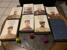 📕🇫🇷 LOT 8 TOMES LIVRES GÉNÉRAL DE GAULLE PLON DISCOURS LETTRES NOTES MÉMOIRES