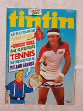 TINTIN N°350 21/5/82 GUILLERMO VILLAS ROLAND GARROS TETFOL GUY LEFRANC JUGURTHA