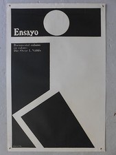 Affiche CUBA - ENSAYO -  documental cubano de Oscar L.Valdes - 70'S