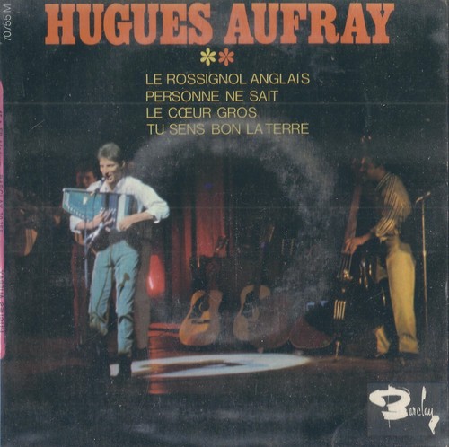 Disque tours hugues aufray - 45,