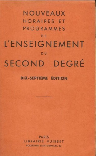Nouveaux horaires - , et