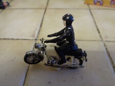 Minialuxe??   Moto blanche + Motard Gendarmerie EN  BON ETAT