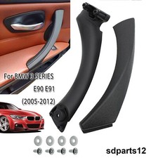 Poignée Intérieur de Porte Gauche Conducteur Noir pour BMW Série 3 E90 E91