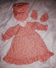 ENSEMBLE COMP. 3 Pièces POUPEE BB reborn FILLE de 16" /17 "Creation personnelle!