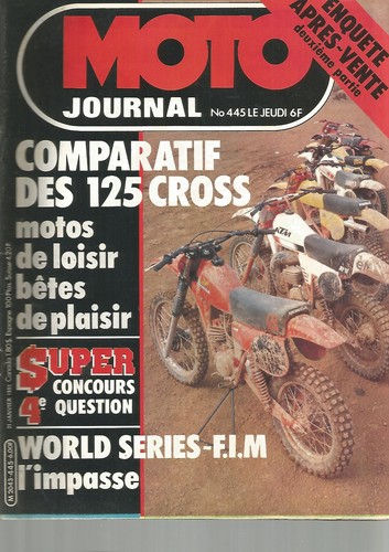 Moto journal 445 comp 125 - journal, comp.