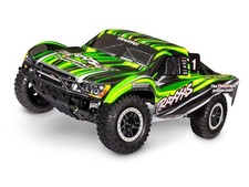 Traxxas Slash 2WD Brushed HD RTR 1:10 Short Course Race Truck vert avec batte...