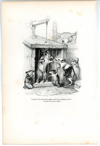 Animaux savants granville - animaux, 1842