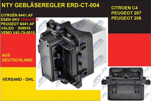 Neuf ventilateurs pour citroen - ventilateurs,