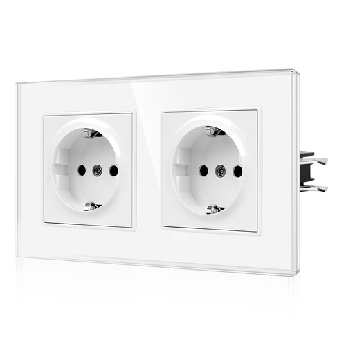 Schuko double prise murale - schuko,