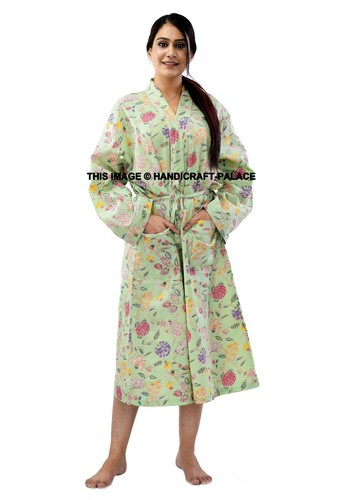 Robe nuit indienne coton - robe,