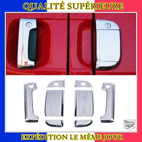 Chrome couvre poignees porte - chrome,
