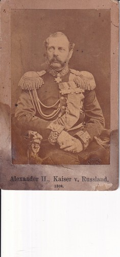Photo cdv tsar - empereur, de