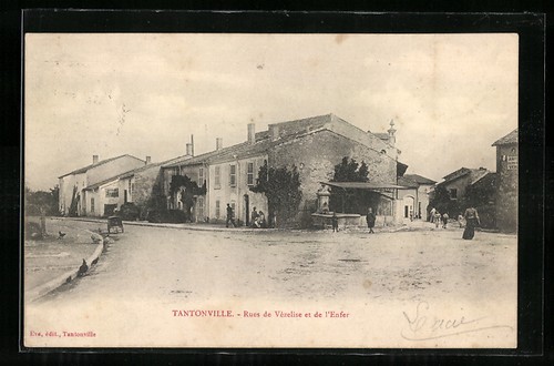 Cpa tantonville rues - tantonville,, de