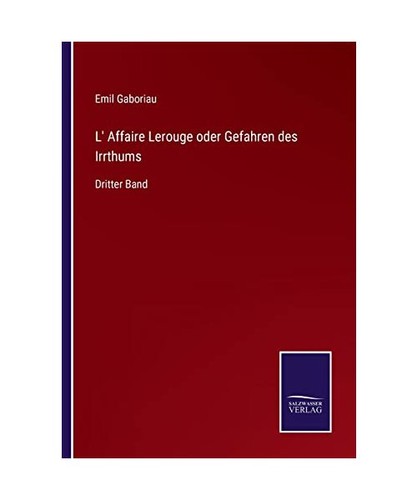 Affaire lerouge oder - l',