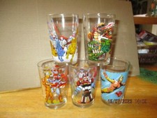 5 verres à moutarde Bioman/Spectreman/Galaxy Rangers vintage 1981/86 