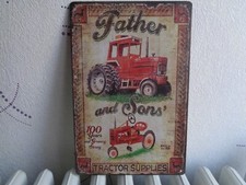 TOLE METAL TRACTEUR VOITURE A