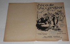 partition j'écoute l'accordéon paroles & musique chapelle gonnet vogade poitevin